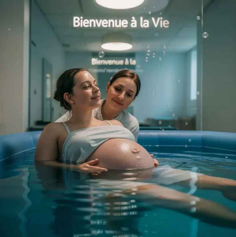 Témoignage maman accouchement dans l'eau