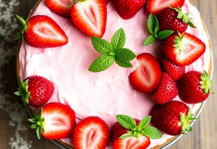 recette facile Cheesecake aux fraises sans gluten