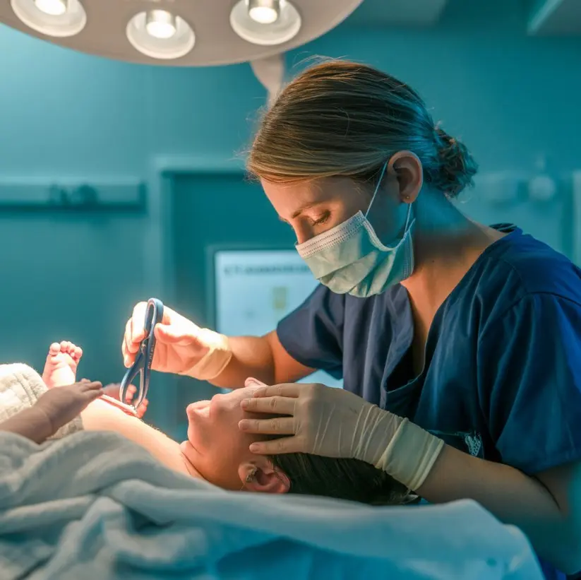 Le forceps pendant l’accouchement