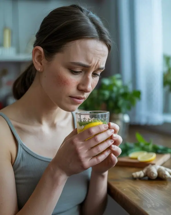 boire une boisson detoxifiante pour nettoyer les parois intestinales